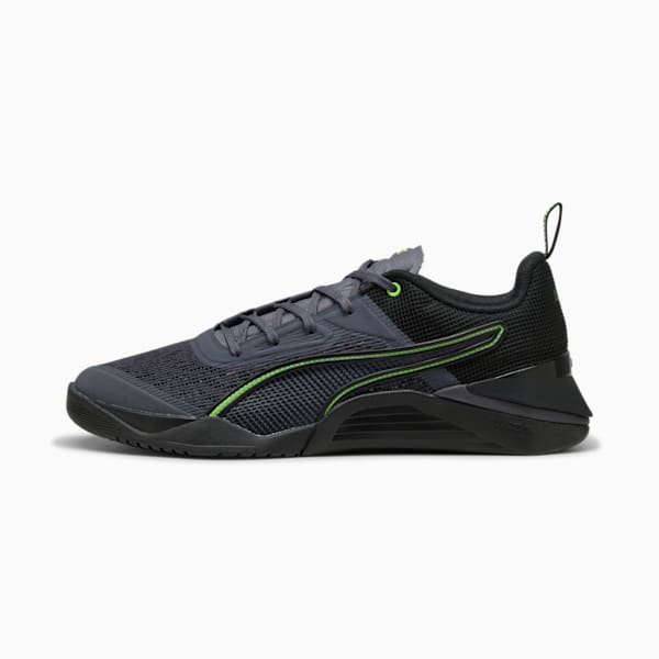 Chaussures de training Fuse 3.0 Homme, Galactic Gray-PUMA Black-Green Glare, extralarge